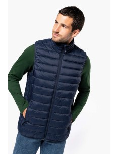 K-KA6113-MEN’S LIGHTWEIGHT SLEEVELESS FAKE DOWN JACKET 2